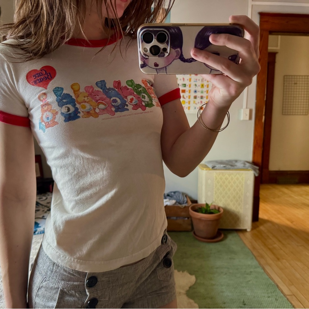Vintage Care Bears Ringer Tee
